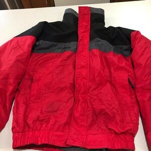 Vintage 90’s COLUMBIA Bugaboo Men's S 3 in 1 Fleece Lined Jacket Red-Bla…